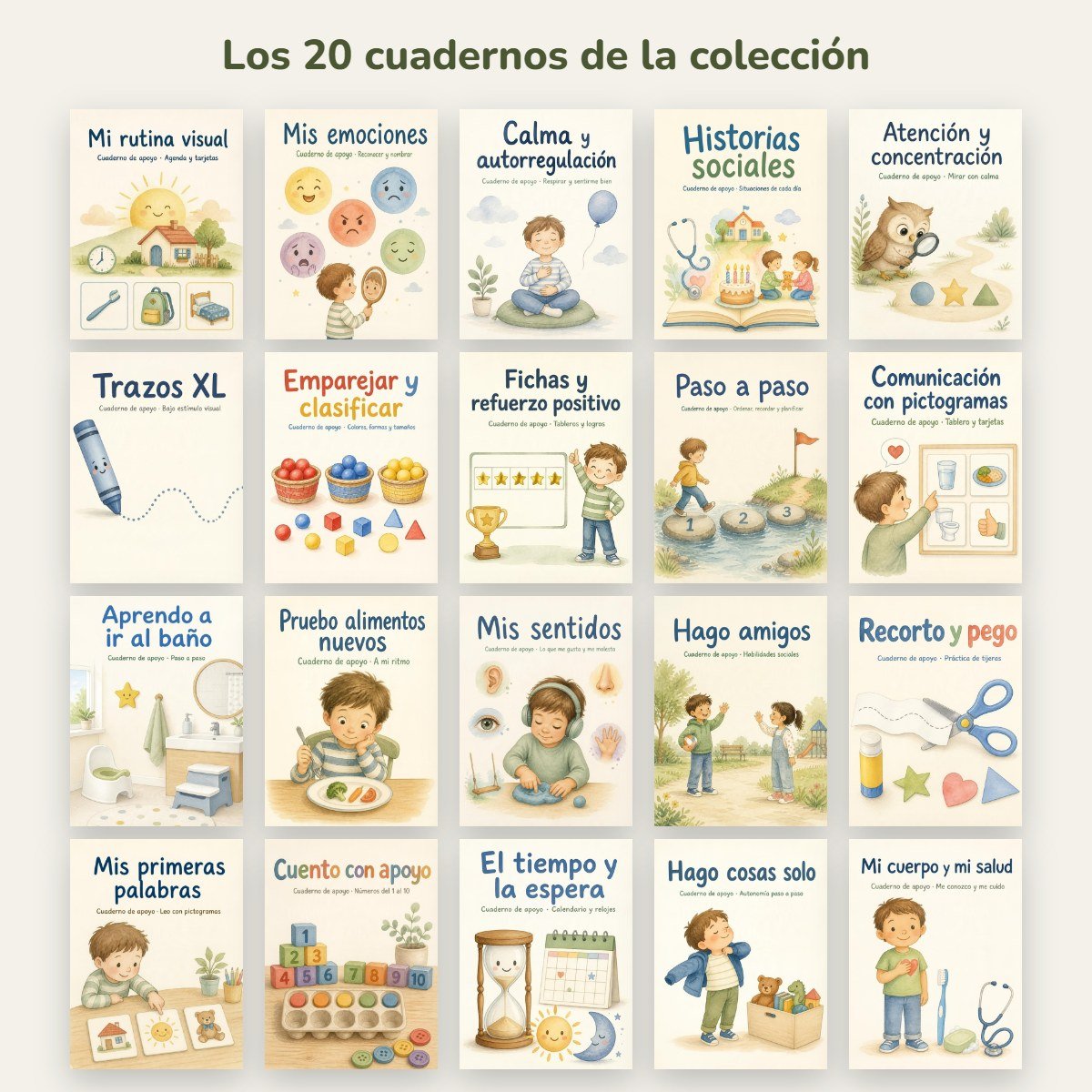 Portadas: Colección completa Aprender a mi ritmo