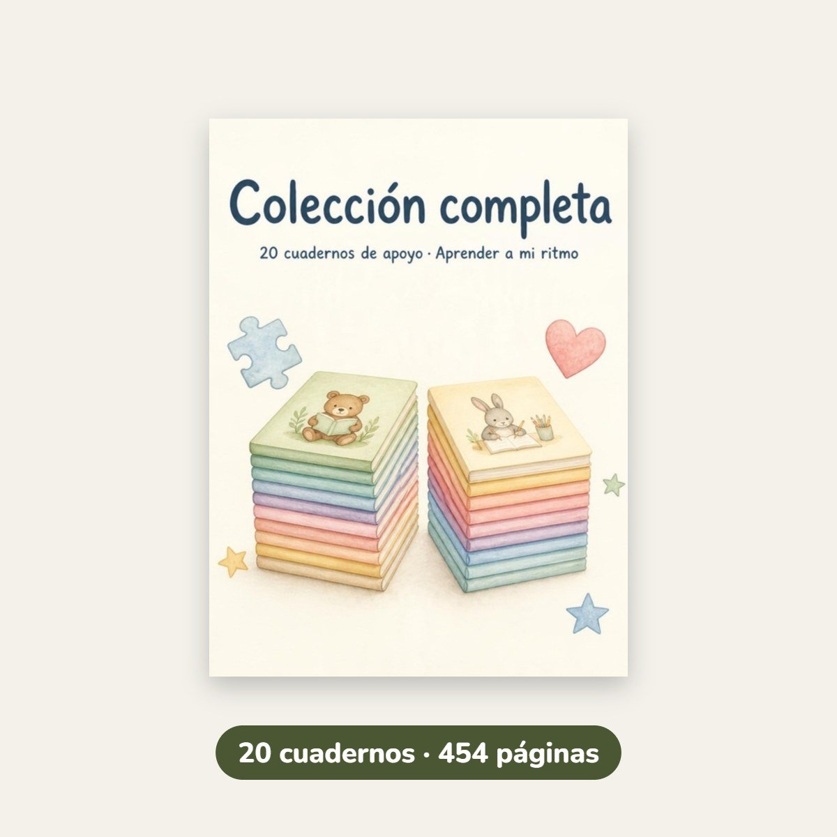 Colección completa: 20 cuadernos