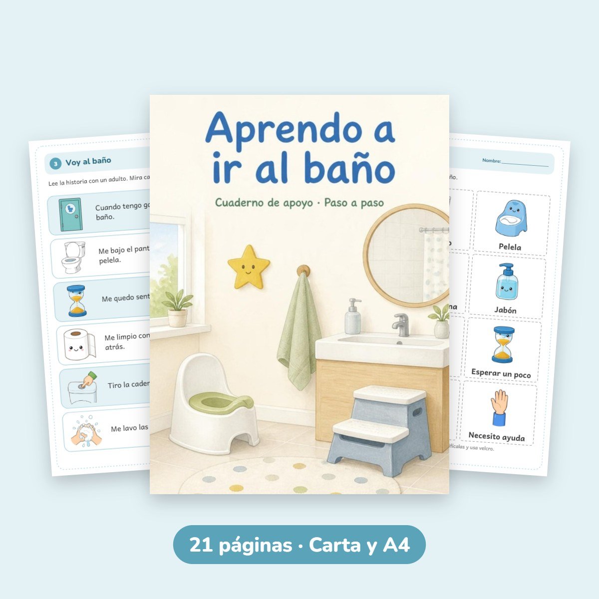 Cuaderno de apoyo: Aprendo a ir al baño