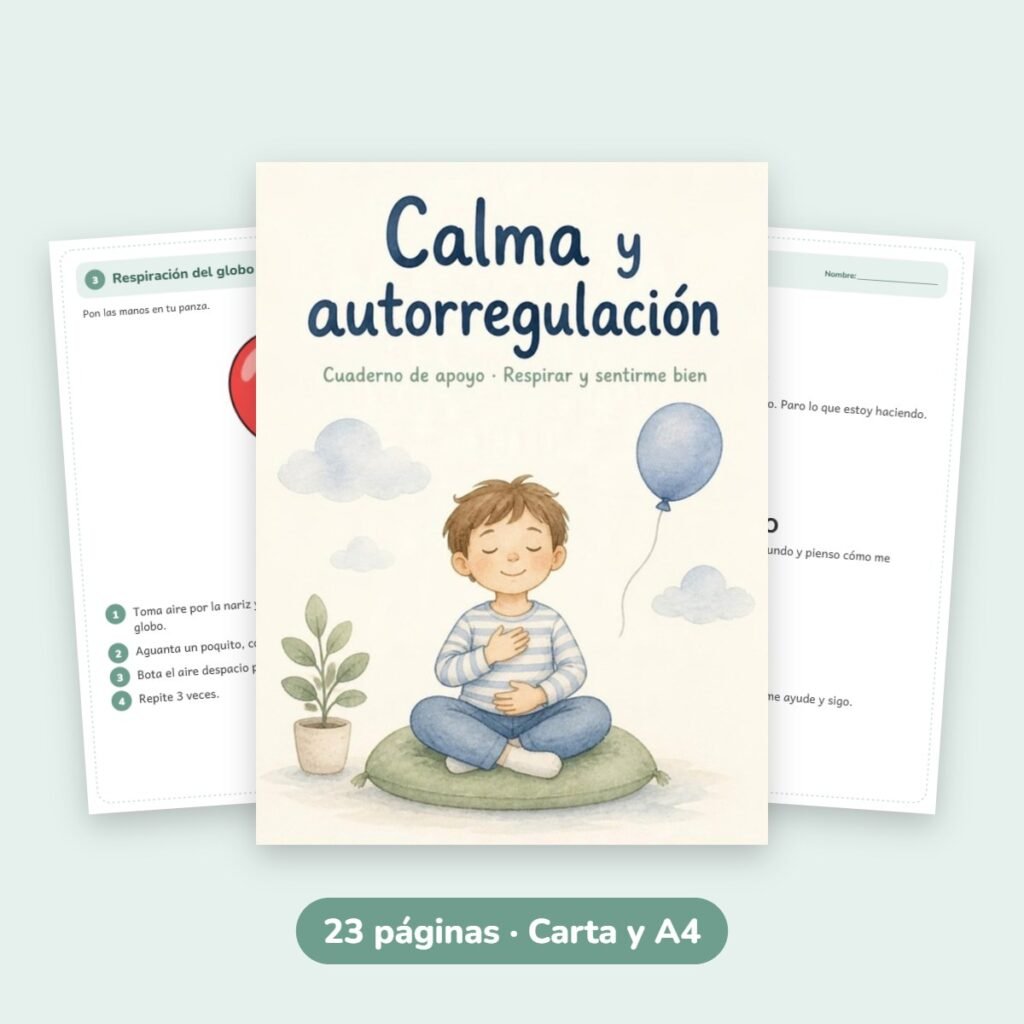 Cuaderno de apoyo: Calma y autorregulación