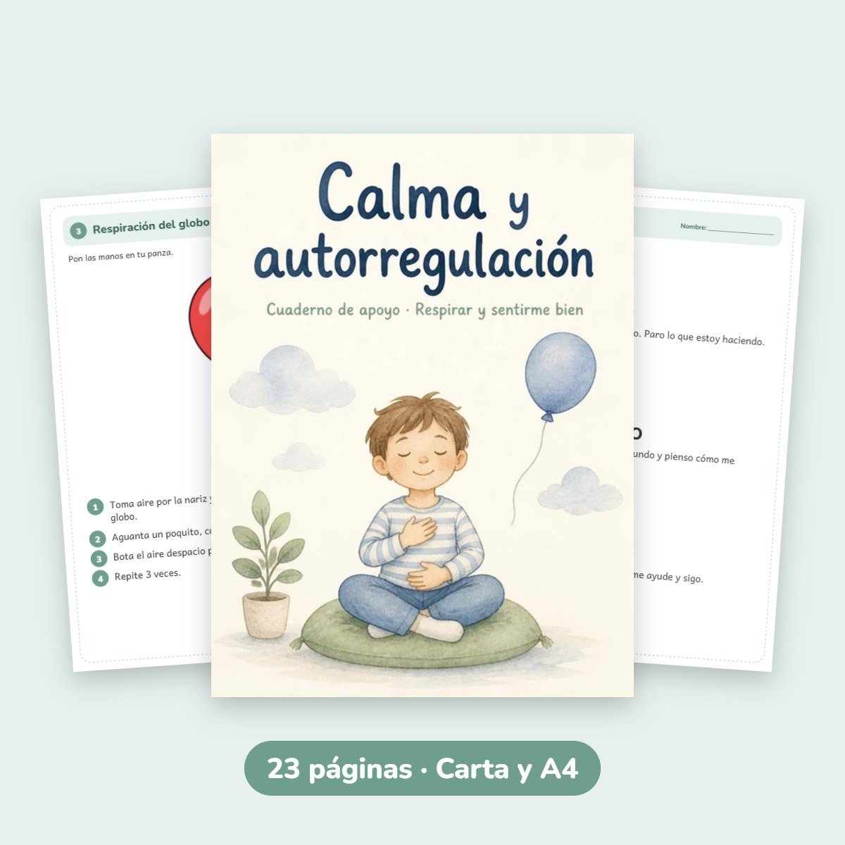 Cuaderno de apoyo: Calma y autorregulación