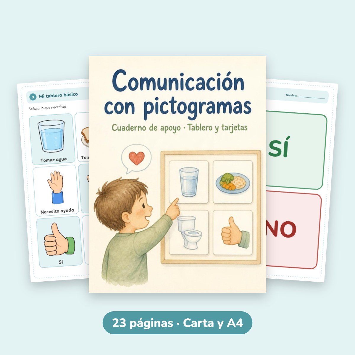 Cuaderno de apoyo: Comunicación con pictogramas