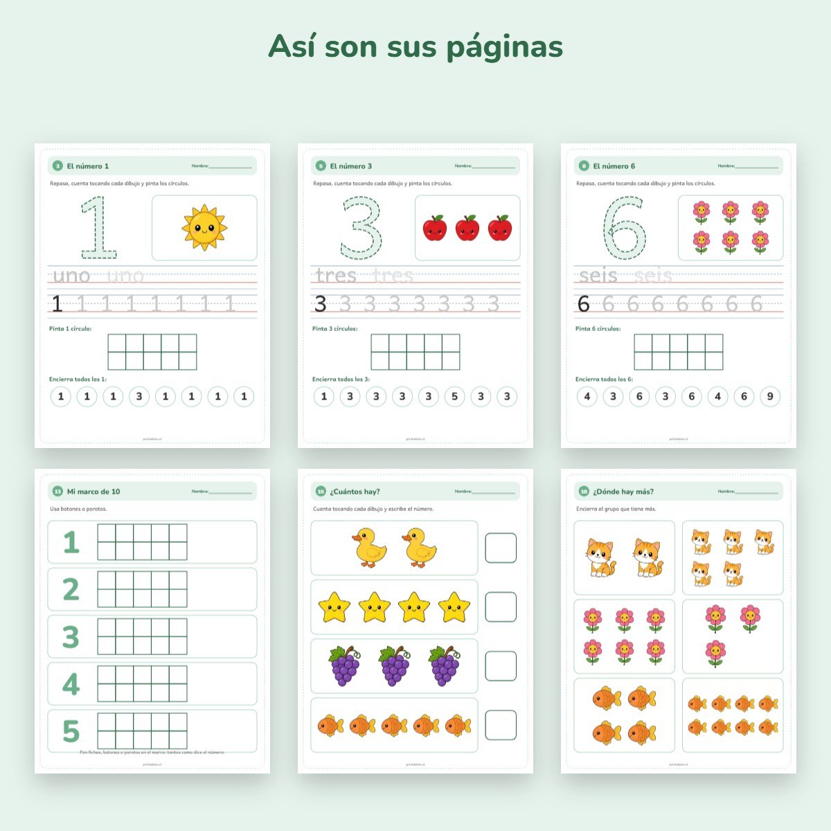 Páginas de muestra: Cuaderno de apoyo: Cuento con apoyo