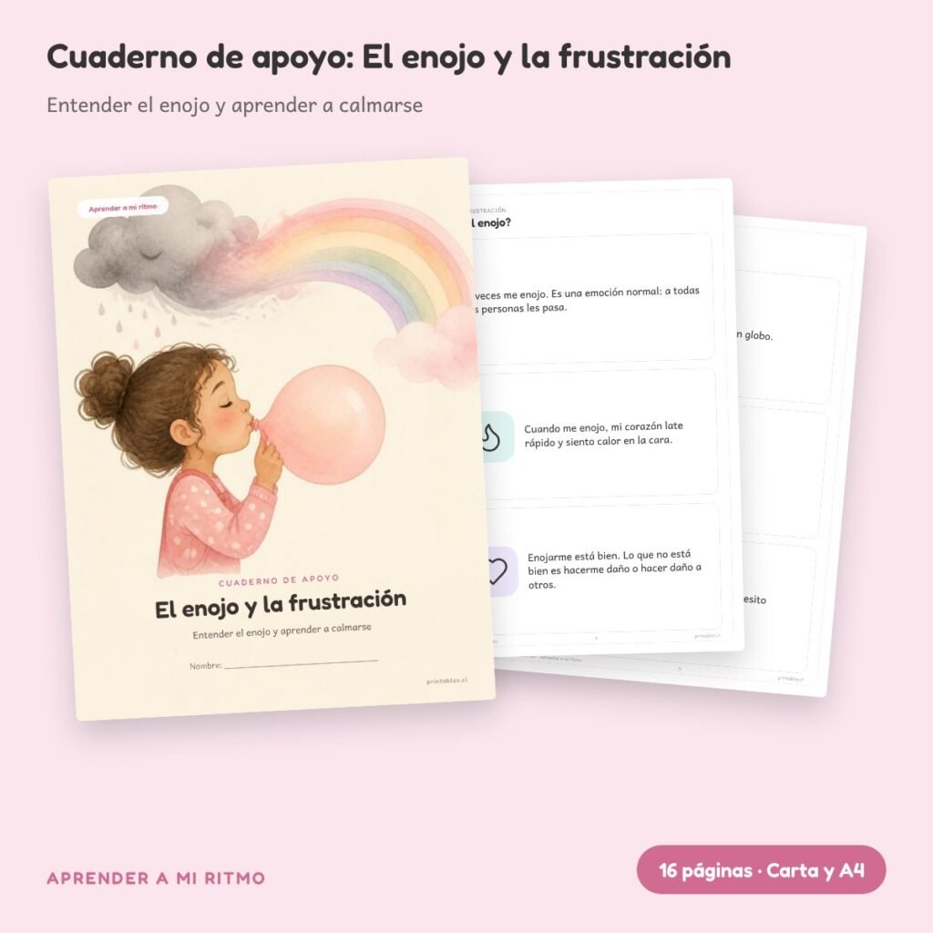 Cuaderno de apoyo: El enojo y la frustración
