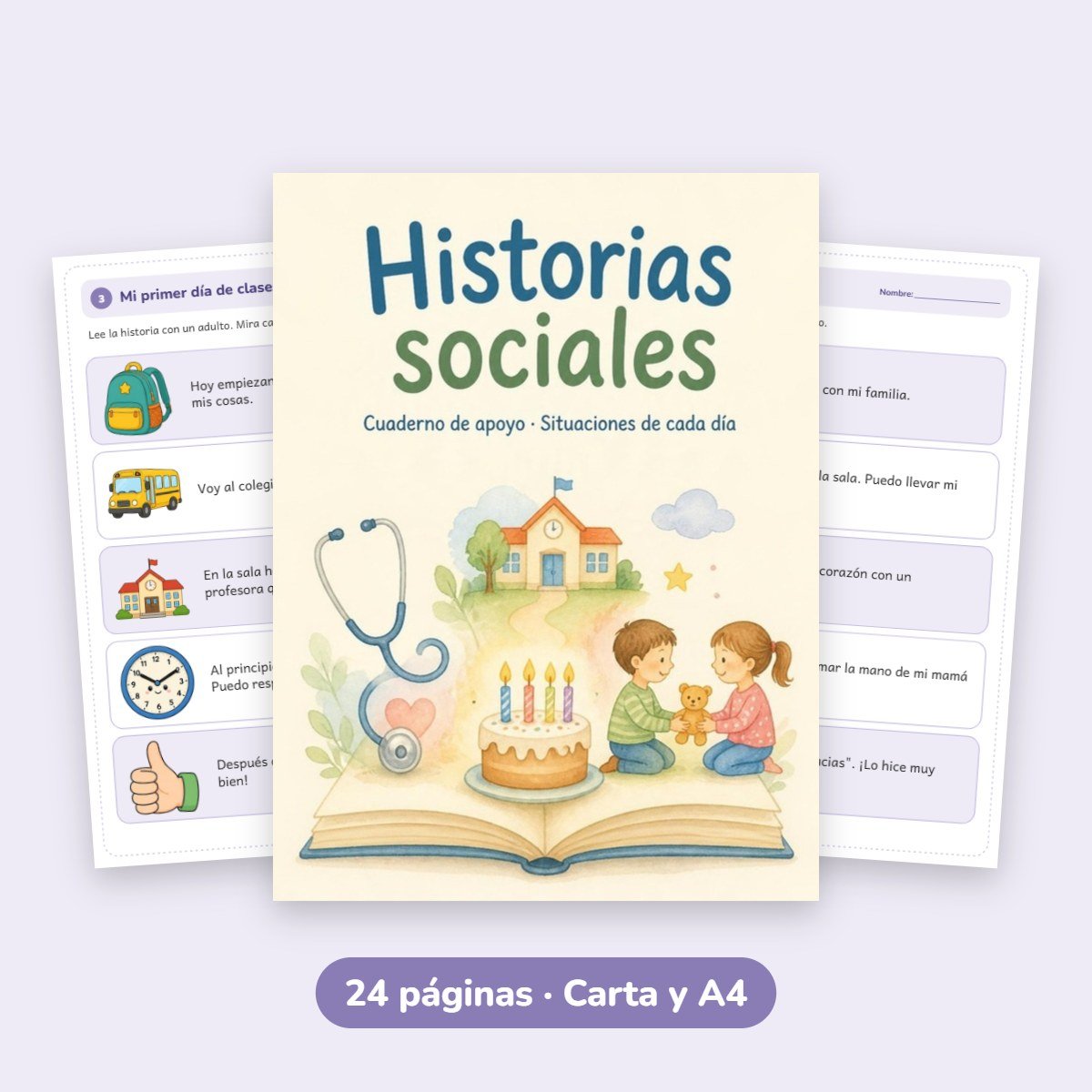 Cuaderno de apoyo: Historias sociales