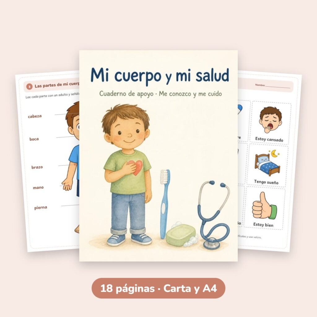 Cuaderno de apoyo: Mi cuerpo y mi salud