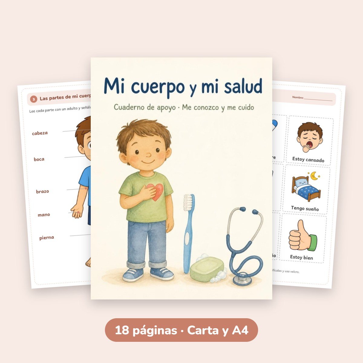 Cuaderno de apoyo: Mi cuerpo y mi salud