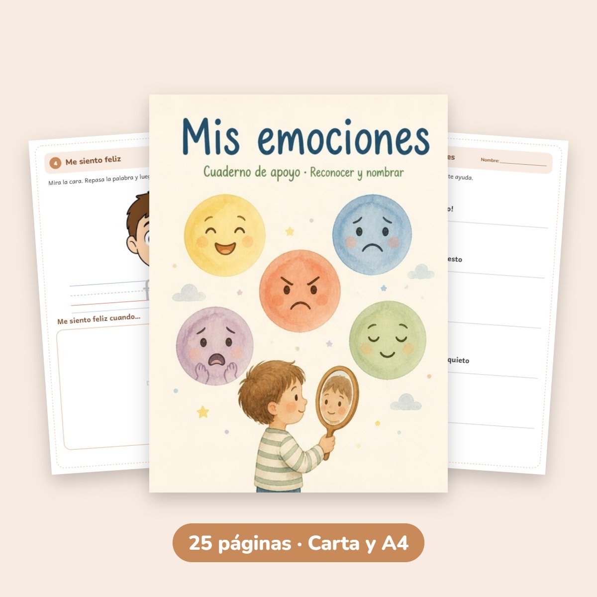 Cuaderno de apoyo: Mis emociones