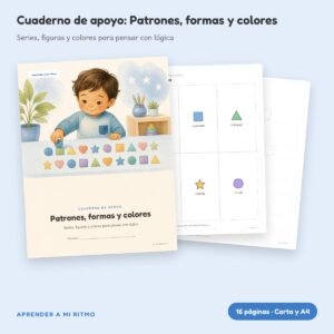 Cuaderno de apoyo: Patrones, formas y colores
