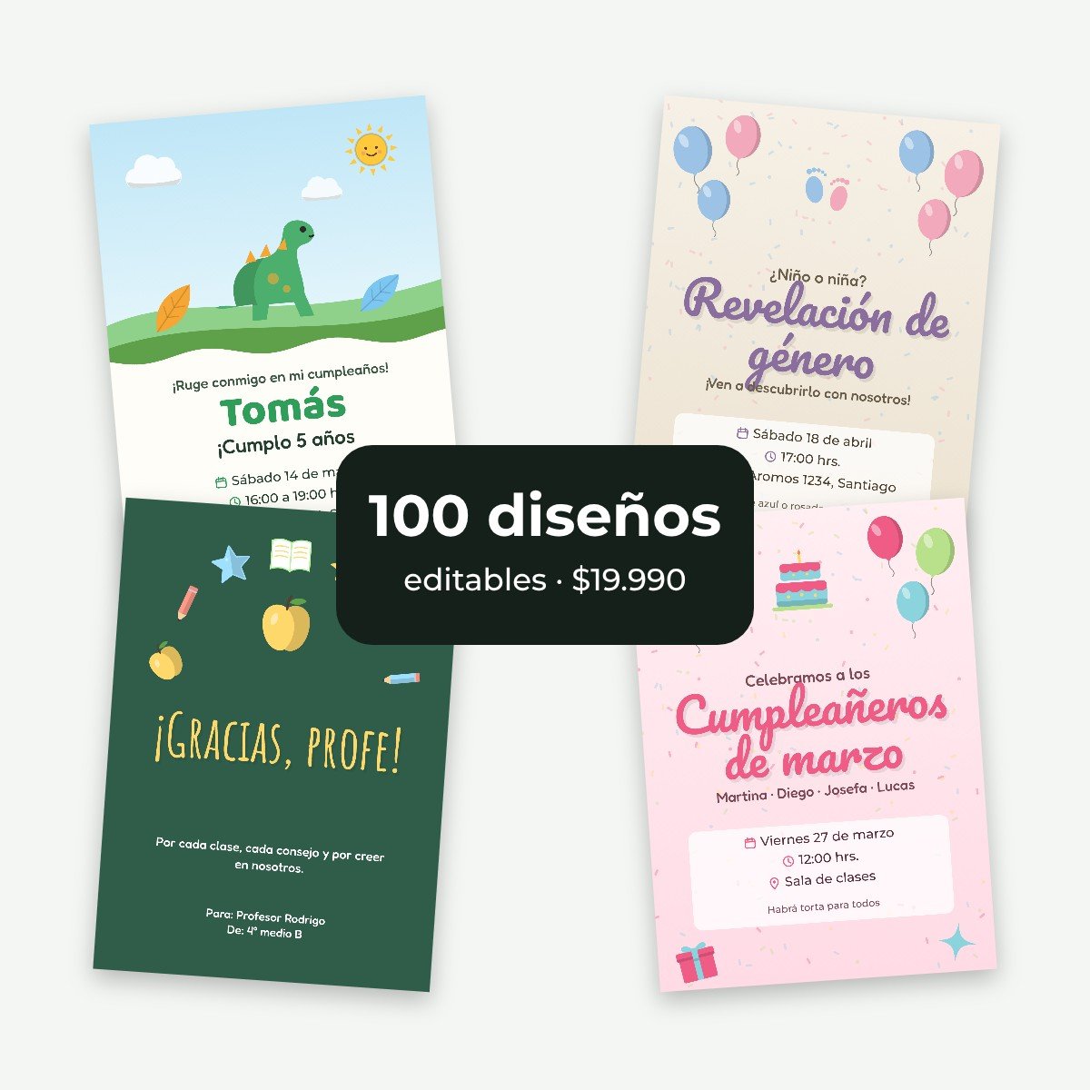 Mega pack: 100 diseños
