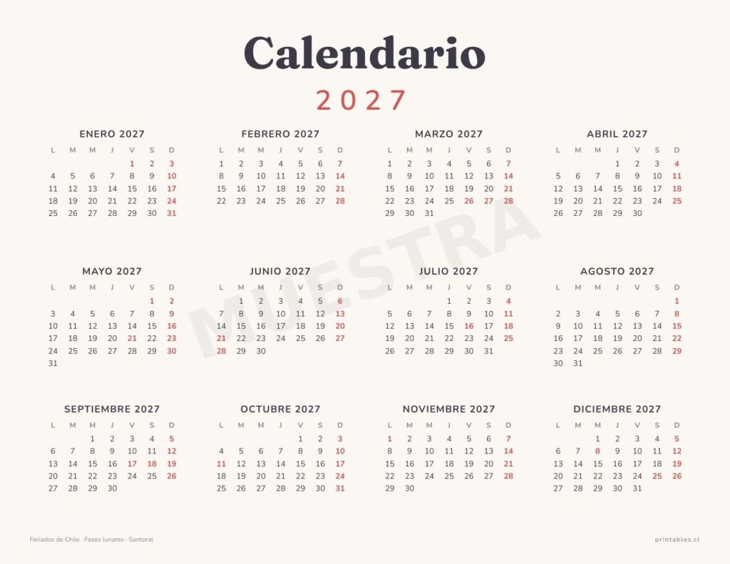 Portada con el año completo