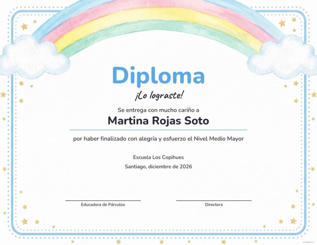 Diploma Arcoíris