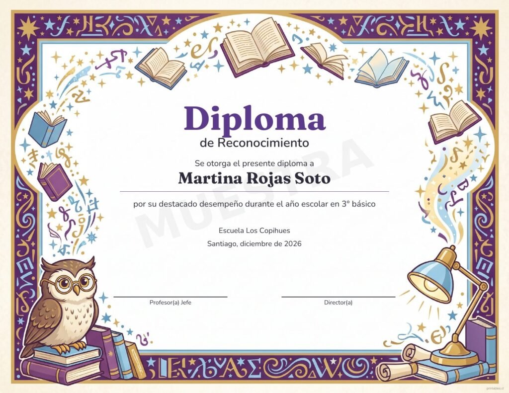 Diploma Libros mágicos