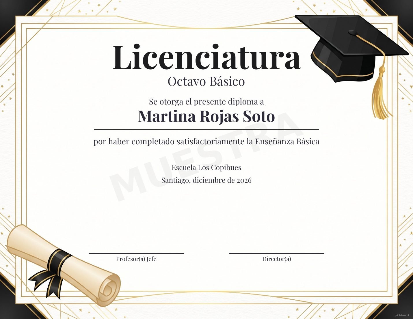 Pack Completo · 30 diplomas de fin de año - Imagen 5