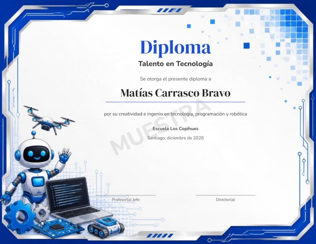 Muestra Diploma Talento en Tecnología