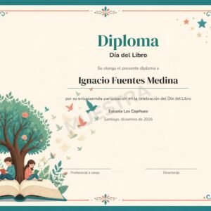 Diploma Día del Libro