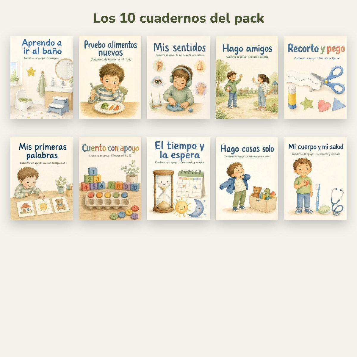 Portadas: Pack Aprender a mi ritmo 2