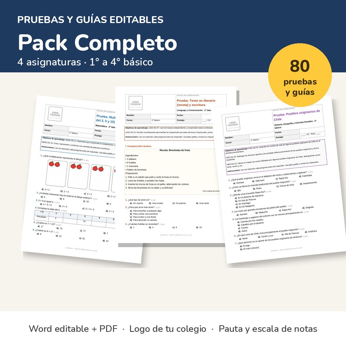Pack Completo Docente