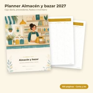 Planner Almacén y bazar 2027