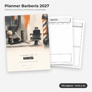 Planner Barbería 2027