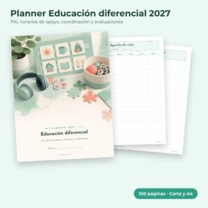 Planner Educación diferencial 2027