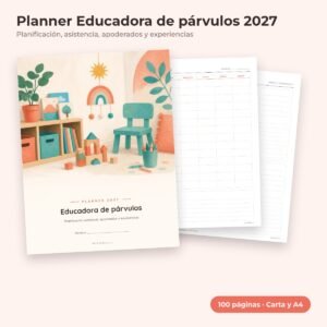 Planner Educadora de párvulos 2027