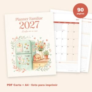 Planner Familiar 2027: la casa organizada