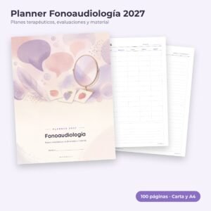 Planner Fonoaudiología 2027