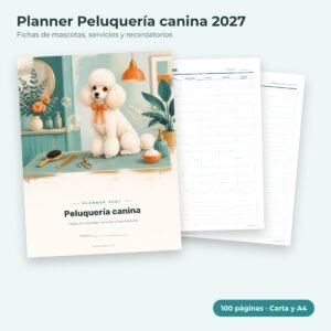 Planner Peluquería canina 2027