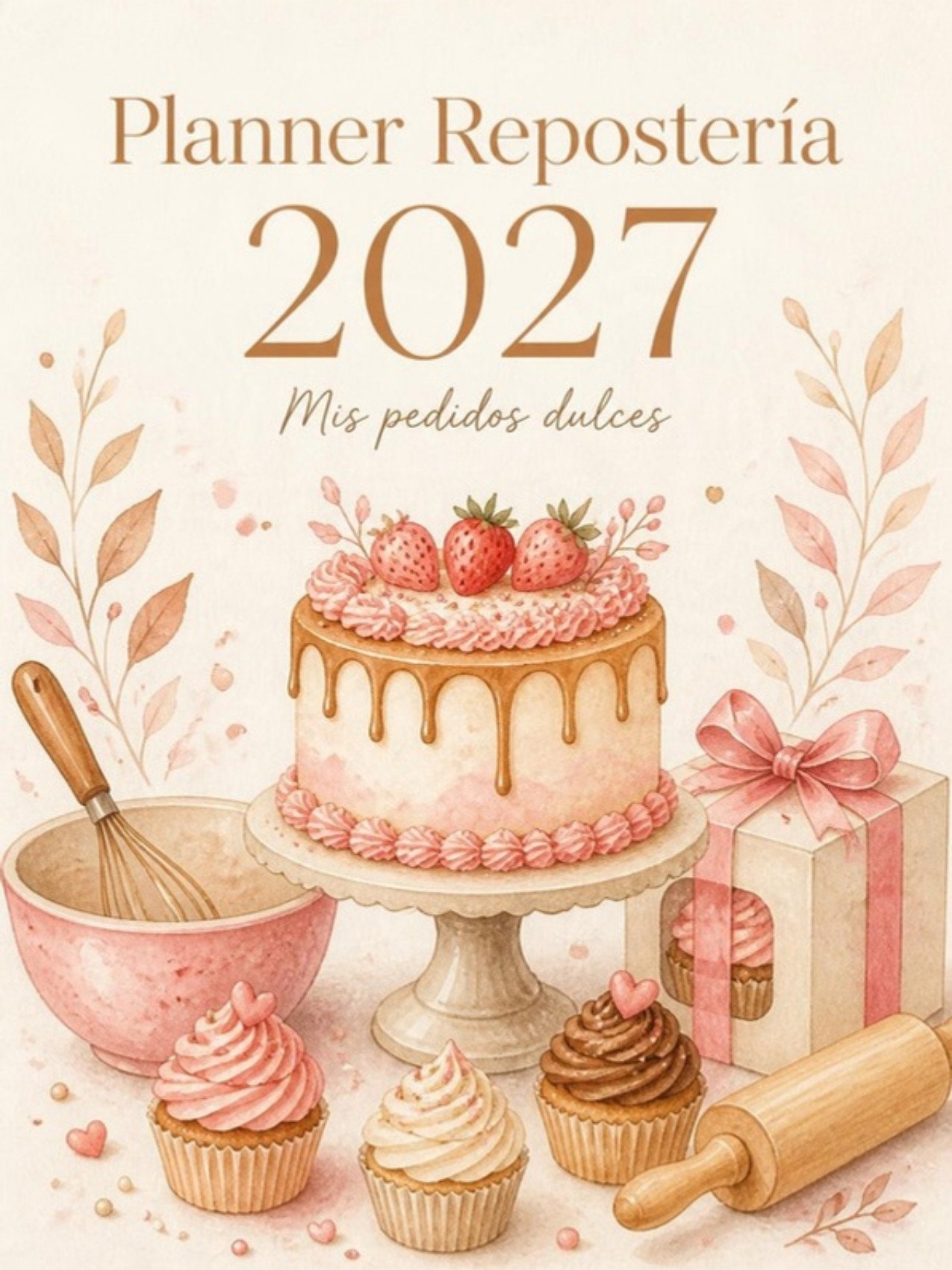 Portada del Planner Repostería 2027