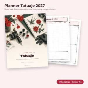 Planner Tatuaje 2027