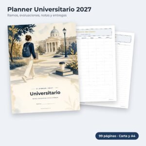Planner Universitario 2027