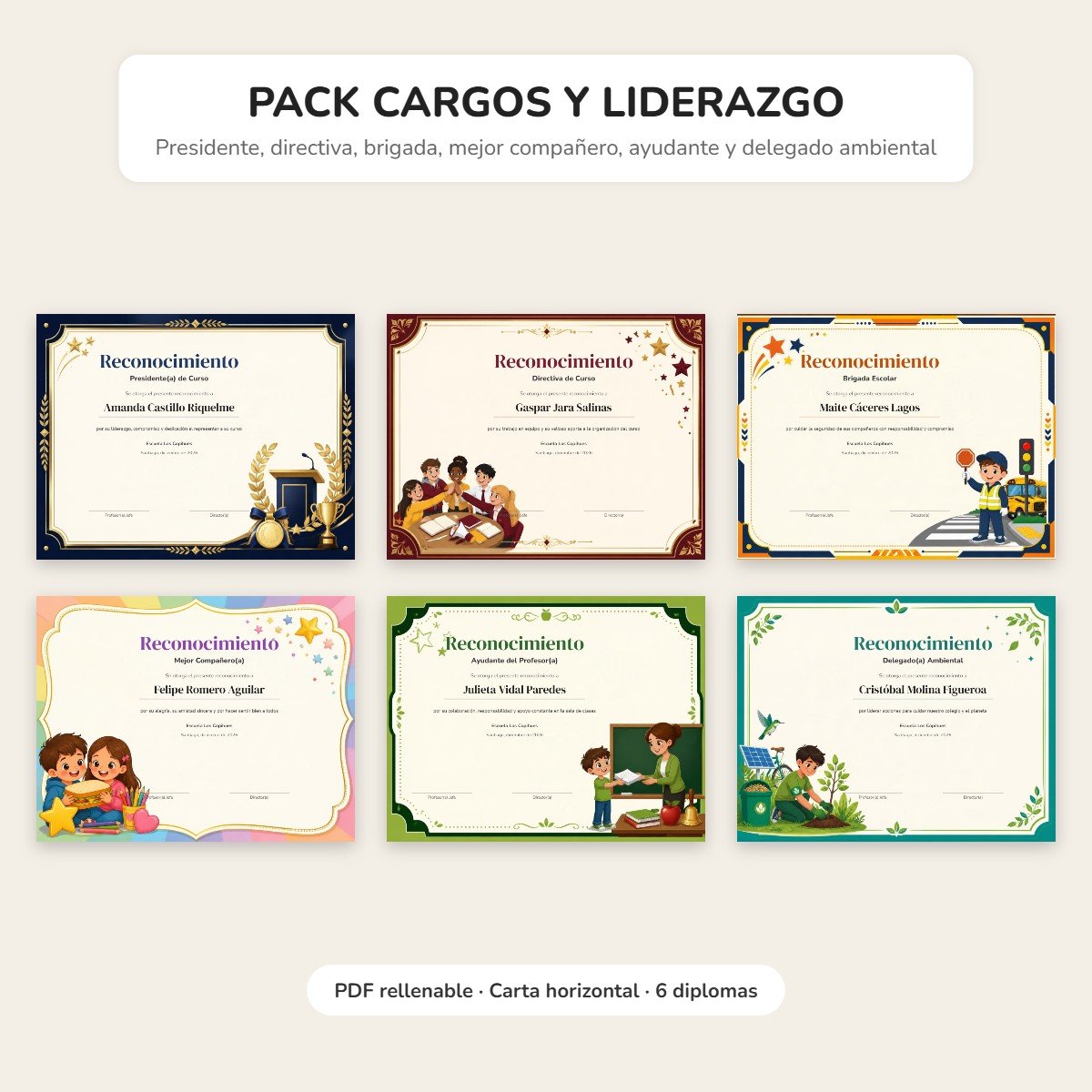 Pack Cargos y Liderazgo