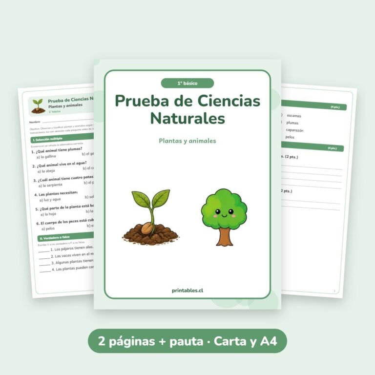 Ciencias Naturales: Plantas y animales