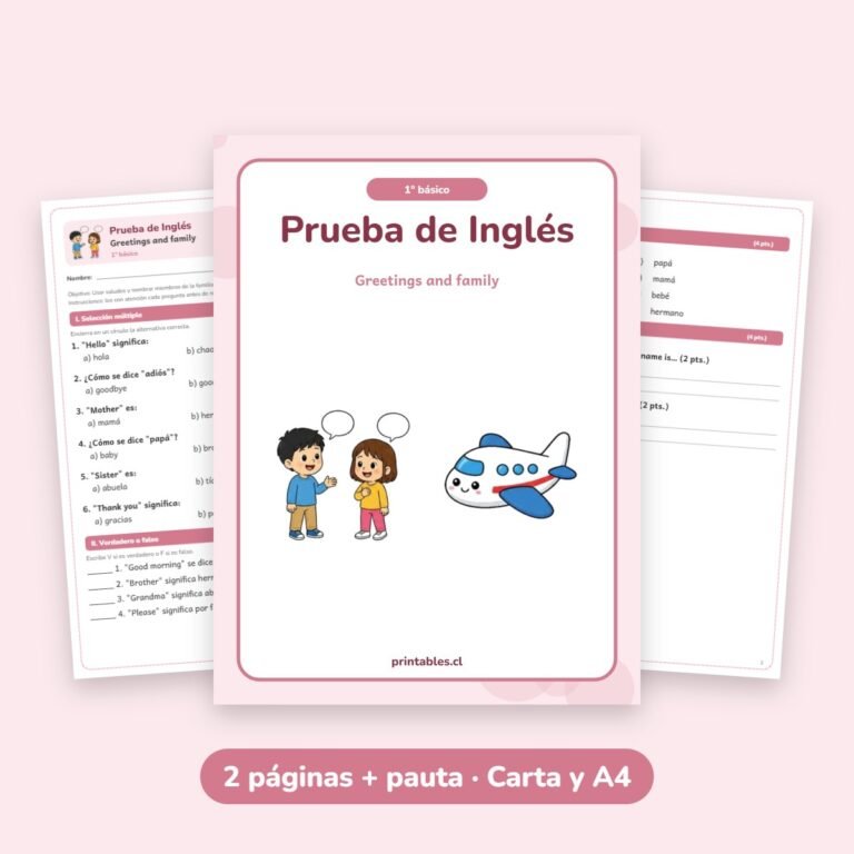 Inglés: Greetings and family