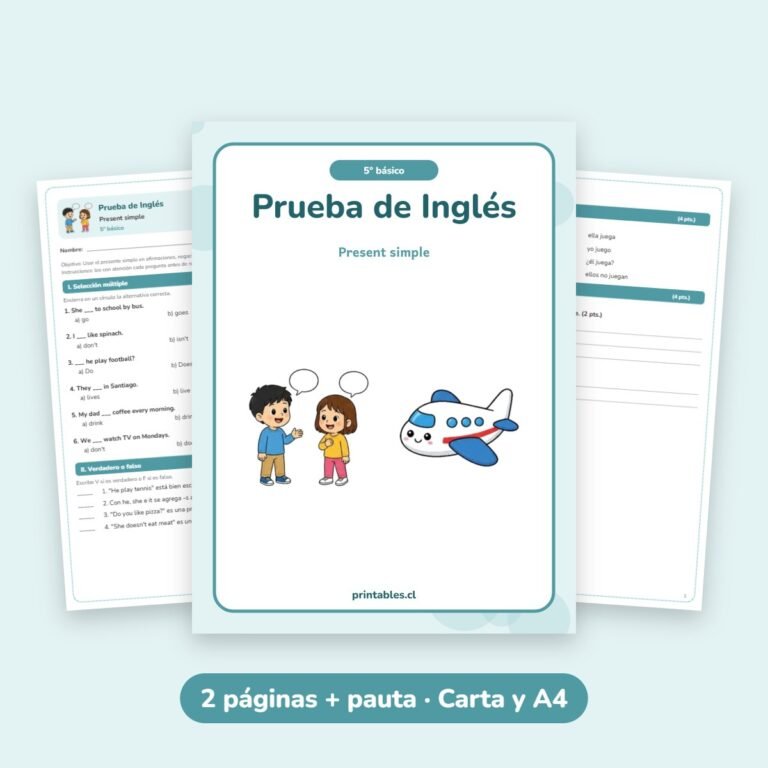 Inglés: Present simple